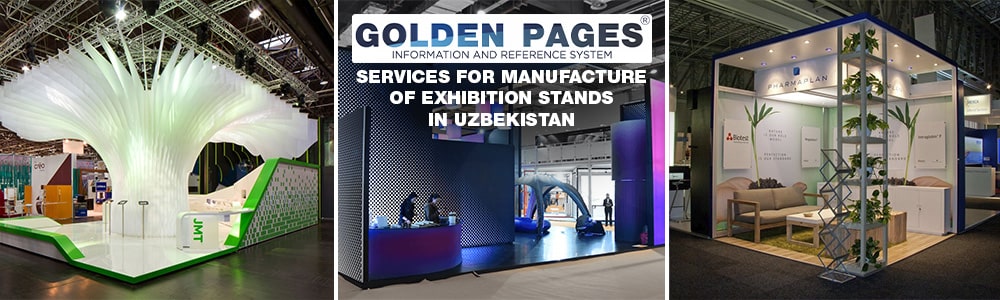 Order exhibition stands in Tashkent, Uzbekistan