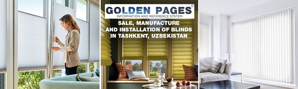 Custom blinds in Uzbekistan