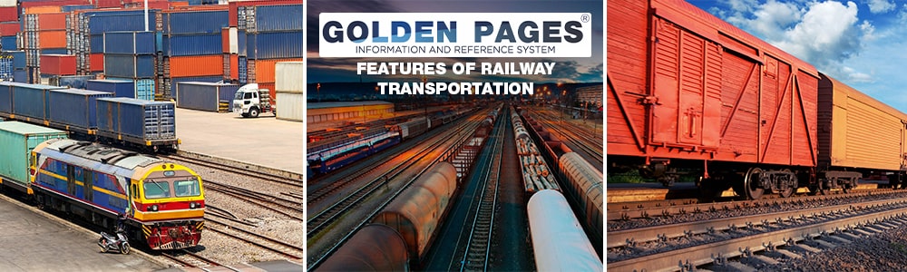 Features of railway transportation